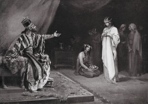 Heirat einer assyrischen Prinzessin mit Kara-indash, König von Babylon von Margaret (after) Dovaston