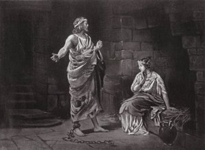 Pelopidas in Gefangenschaft von Margaret (after) Dovaston