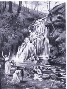 Phönizische Mädchen trauern um den Verlust von Adonis von Margaret Dovaston
