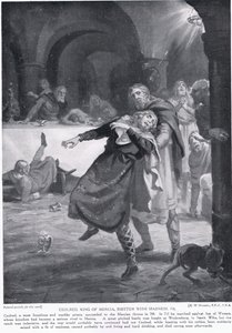 Der Wahnsinn von König Ceolred von Mercia, 716 n. Chr. von Margaret Dovaston
