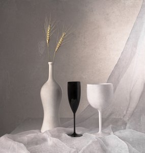 Elegantes monochromes Stillleben
