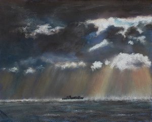 Sturmböen auf See von Margo Starkey