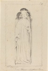 Königin Eleonore, von Waltham Cross von Maria Denman after John Flaxman
