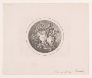 Blumen in einer Vase von Maria Geertruida de Goeje Barbiers (attributed to)
