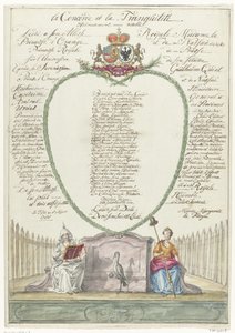Vers für Prinzessin Wilhelmina zum vierzigsten Geburtstag von Prinz Wilhelm V., 1788 von Maria Margaretha la Fargue