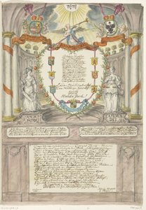 Vers für Prinzessin Wilhelmina zum vierzigsten Geburtstag von Prinz Wilhelm V., 1788 von Maria Margaretha la Fargue