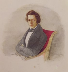 Porträt von Frédéric Chopin (1810-49)