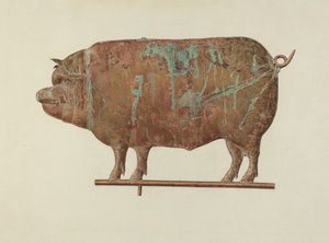Schweine-Wetterfahne