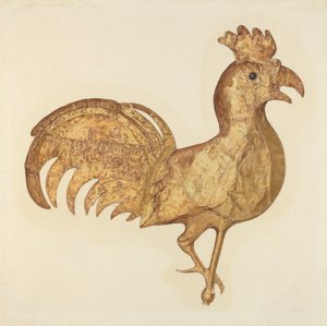 Wetterfahne: Hahn, ca. 1939