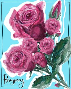 Rosey Posey von Marianna Kulukundis