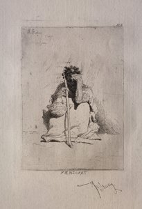 Bettler von Mariano Fortuny y Marsal
