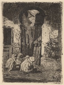 Tánger (Sitzende Araber) von Marià Fortuny