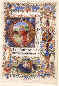 Ms. 11-2001: Einzelblatt aus einem Florentiner Stundenbuch, spätes 15. Jahrhundert von Mariano de Buono di Jacopo