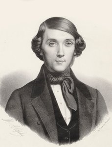 Porträt des Pianisten und Komponisten Jean-Henri Ravina, ca. 1845 von Marie Alexandre Menut Alophe