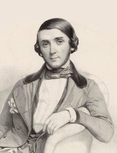 Porträt des Pianisten und Komponisten Jean-Henri Ravina 1818-1906, ca. 1845 von Marie Alexandre Menut Alophe