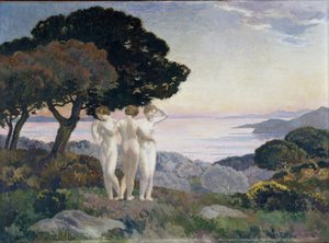 Die drei Grazien von Marie Auguste Emile Rene Menard