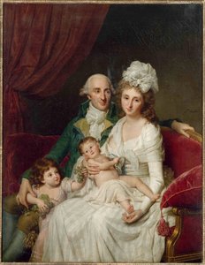 Monsieur Olive, Schatzmeister der États de Bretagne und seiner Familie, 1791-1792