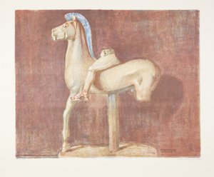 Archaistische griechische Reiterstatue (Athen)