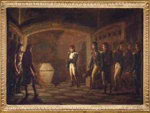 Napoleon vor dem Grab Friedrichs des Großen, von Ponce-Camus, Marie Nicola