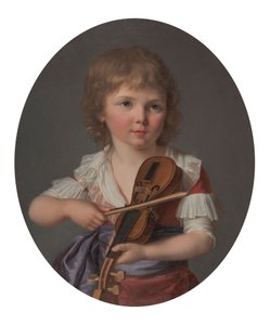 Meister Henri Gabiou spielt die Violine