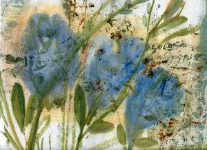 Blaue Blumen 2, 2020