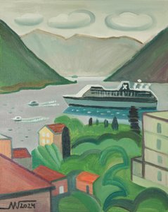 Fjordkreuzfahrt Dorf