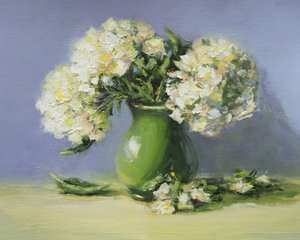 Gelassenes Blumen Stillleben