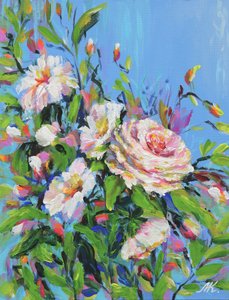 Lebendiger Blumenstrauß