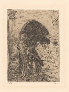 Eseltreiber in Konstantinopel von Marius Bauer (signed by artist)