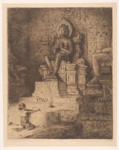 Mendoet (Indisches Ehrengeschenk zur Silberhochzeit Ihrer Majestät der Königin) von Marius Bauer (signed by artist)
