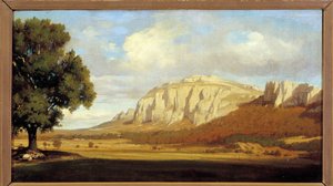 Blick auf das Sainte-Baume-Massiv