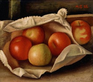 Äpfel in einer Tasche, 1925