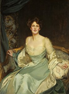 Porträt der ehrenwerten Mrs. York im Abendkleid