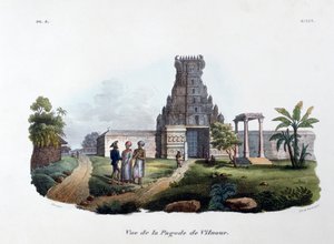 Die Pagode von Vilnour, 1828