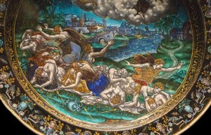 Das Massaker der Niobiden (Detail, ca. 1580)