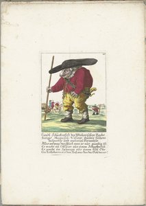 Der Zwerg Liendl Schnekenfist, ca. 1710 von Martin Engelbrecht (attributed to)