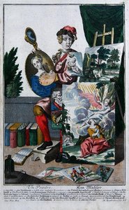 Ein Maler, ca. 1735