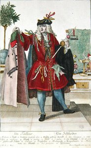 Der Schneider, ca. 1735 von Martin Engelbrecht