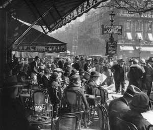 Café de la Paix, Paris, 1937 von Martin Hurlimann