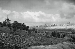 Jerusalem und der Garten Gethsemane, 1937