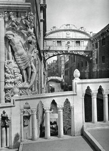 Die Seufzerbrücke und der Dogenpalast, Venedig, 1937