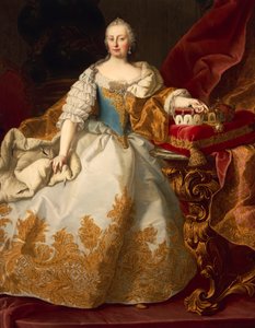 Porträt von Maria Theresia Habsburg, Heilige Römische Kaiserin von Martin II Mytens or Meytens