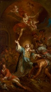 Steinigung des heiligen Stephanus von Martin Johann Schmidt