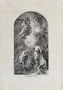 Taufe Christi von Martin Johann Schmidt