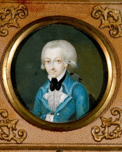 Österreich, Porträt des österreichischen Komponisten Wolfgang Amadeus Mozart (1756 - 1791), ca. 1773 von Martin Knoller
