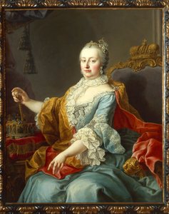 Porträt von Maria Theresia Habsburg, Erzherzogin von Österreich