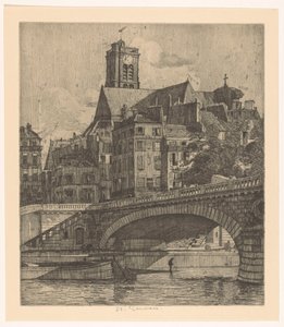 Ansicht der Saint-Gervais in Paris