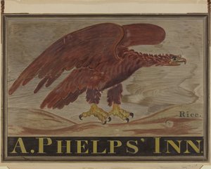 Gasthausschild: A. Phelps, um 1939