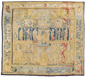 Allegorischer Wandteppich, Brüssel, spätes 16. - frühes 17. Jahrhundert von Martin Reymbouts