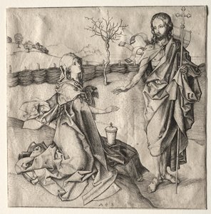 Christus erscheint der Magdalena von Martin Schongauer